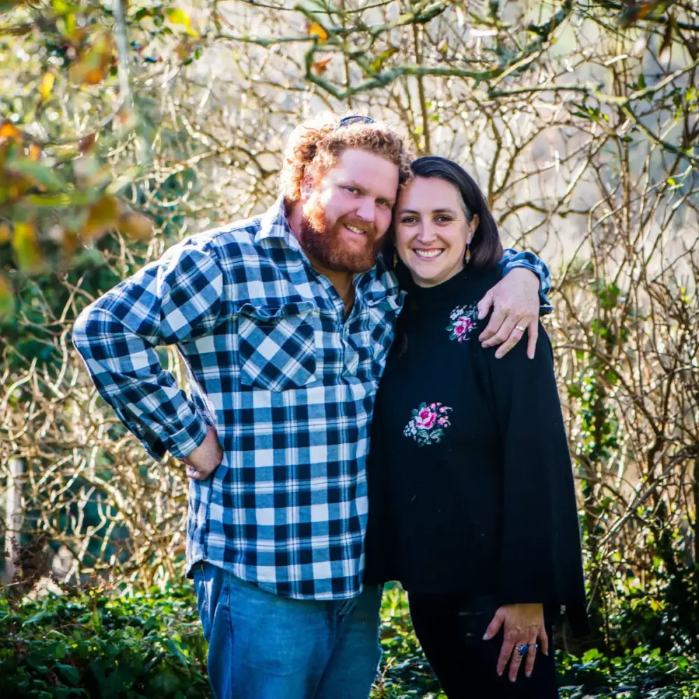Denis Cronin and Caroline Burgess